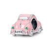 Diy Jewelry Accessories Silver Plated 925 Silver Pendant Beads Pink Car String With Dripping Oil Design