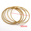 Diy Jewelry Accessories Stainless Steel Circle Pendant With Spiral And Totem Pattern Integrated Non Welding Ring Electroplated