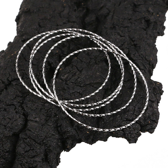 Diy Jewelry Accessories Stainless Steel Circle Pendant With Spiral And Totem Pattern Integrated Non Welding Ring Electroplated