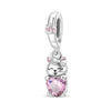 Diy Jewelry Accessories 925 Sterling Silver Cat Claw Pendant Beads With Dripping Oil Design For Pet Friendship Bracelet