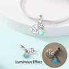 Diy Jewelry Accessories 925 Sterling Silver Phantom Luminous Firefly Pendant With Dripping Oil Design For Bracelet Necklace