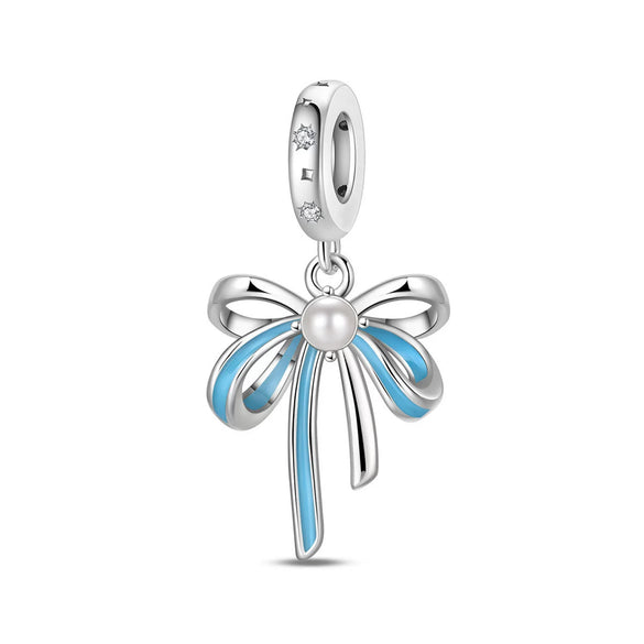Diy Jewelry Bracelet Accessories Airplane Bicycle Bow Ballet Charm Copper Silver Plated Dripping Oil