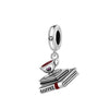 Diy Jewelry Bracelet Accessories Bluetooth Headset Coffee Beer Guitar Charm Hanging Beads Silver Plated Dripping Oil