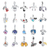 Diy Jewelry Bracelet Accessories Bluetooth Headset Coffee Beer Guitar Charm Hanging Beads Silver Plated Dripping Oil