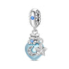 Diy Jewelry Bracelet Accessories Silver Plated Crayfish Crab Luminous Bottle Charm Hanging Beads Dripping Oil Design