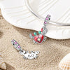 Diy Jewelry Bracelet Accessories Silver Plated Crayfish Crab Luminous Bottle Charm Hanging Beads Dripping Oil Design