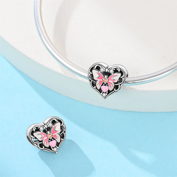 Diy Jewelry Bracelet Accessories Silver Plated Crayfish Crab Luminous Bottle Charm Hanging Beads Dripping Oil Design
