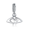 Diy Jewelry Bracelet Accessories Silver Plated Dripping Oil Cross Charm Pendant Beads