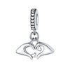 Diy Jewelry Bracelet Accessories Silver Plated Dripping Oil Cross Charm Pendant Beads