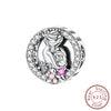 Diy Jewelry Bracelet Accessories 925 Sterling Silver Charm Beads Hug Hand In Hand Pendant With Dripping Oil Design And Original Design Style
