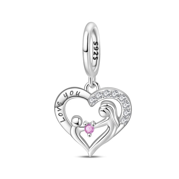 Diy Jewelry Bracelet Accessories 925 Sterling Silver Charm Beads Hug Hand In Hand Pendant With Dripping Oil Design And Original Design Style