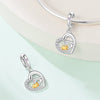 Diy Jewelry Bracelet Accessories 925 Sterling Silver Charm Beads Hug Hand In Hand Pendant With Dripping Oil Design And Original Design Style