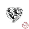 Diy Jewelry Bracelet Accessories 925 Sterling Silver Charm Bow Fixed Clip Rubber Plug Positioning Buckle With Dripping Oil Design