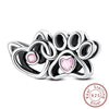 Diy Jewelry Bracelet Accessories 925 Sterling Silver Charm Bow Fixed Clip Rubber Plug Positioning Buckle With Dripping Oil Design