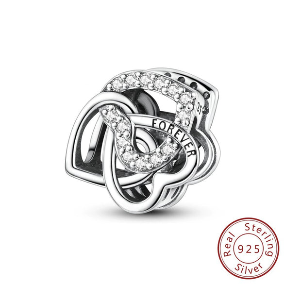 Diy Jewelry Bracelet Accessories 925 Sterling Silver Charm Bow Fixed Clip Rubber Plug Positioning Buckle With Dripping Oil Design