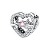 Diy Jewelry Bracelet Accessories 925 Sterling Silver Charm Bow Fixed Clip Rubber Plug Positioning Buckle With Dripping Oil Design