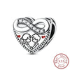 Diy Jewelry Bracelet Accessories 925 Sterling Silver Charm Bow Fixed Clip Rubber Plug Positioning Buckle With Dripping Oil Design