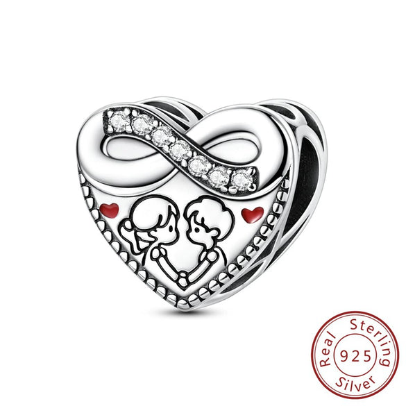 Diy Jewelry Bracelet Accessories 925 Sterling Silver Charm Bow Fixed Clip Rubber Plug Positioning Buckle With Dripping Oil Design