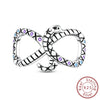 Diy Jewelry Bracelet Accessories 925 Sterling Silver Charm Strawberry Four Leaf Clover Butterfly Chain Beads With Dripping Oil Design