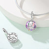 Diy Jewelry Bracelet Pendant Squirrel Cute Animal Beaded Accessories Silver Plated Dripping Oil Style For Women