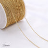 Diy Jewelry Copper Chain Handmade Personality Minimalist 14K Gold Electroplated Accessories