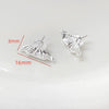 Diy Jewelry Earrings Copper Crown Mermaid Tail Small Wings Real Gold Electroplated With Pearl Decorative Accessories