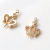 Diy Jewelry Earrings Copper Crown Mermaid Tail Small Wings Real Gold Electroplated With Pearl Decorative Accessories
