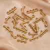 Diy Jewelry Making Stainless Steel Multistrand Porous Curved Connector Accessories Electroplated
