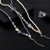 Diy Jewelry Mobile Phone Lanyard Crystal Gem Pearl Diamond Plastic Nylon Metal Buckle Handmade Unisex