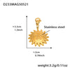 Diy Multifittings Bracelet Stainless Steel Geometric Pattern Electroplated Women's Foot Accessories
