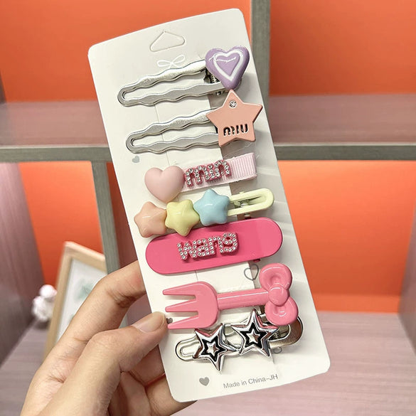 Dopamine Metal Handmade Hair Accessories Side Clip