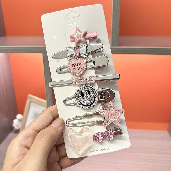 Dopamine Metal Handmade Hair Accessories Side Clip