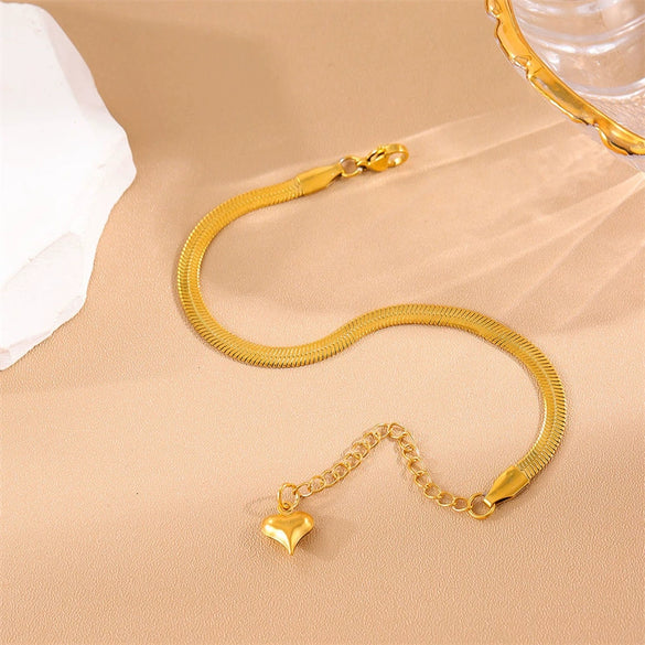 Double Layer Elastic Cord Stainless Steel Bead Hand Jewelry Women's Ball Bead Bracelet With Electroplating