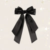 Double Layer Satin Ribbon Hairpin Polyester Material Cute Broken Bow Shape Handmade Women's Hair Accessory