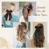 Double Layer Satin Ribbon Hairpin Polyester Material Cute Broken Bow Shape Handmade Women's Hair Accessory