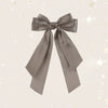 Double Layer Satin Ribbon Hairpin Polyester Material Cute Broken Bow Shape Handmade Women's Hair Accessory