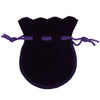 Double Sided Velvet Dustproof Jewelry Storage Bag Gourd Shape Ring Earring Gift Pouch Cloth Packaging Bag