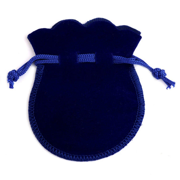 Double Sided Velvet Dustproof Jewelry Storage Bag Gourd Shape Ring Earring Gift Pouch Cloth Packaging Bag