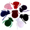 Double Sided Velvet Dustproof Jewelry Storage Bag Gourd Shape Ring Earring Gift Pouch Cloth Packaging Bag