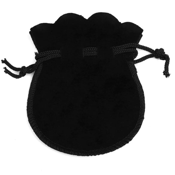 Double Sided Velvet Dustproof Jewelry Storage Bag Gourd Shape Ring Earring Gift Pouch Cloth Packaging Bag