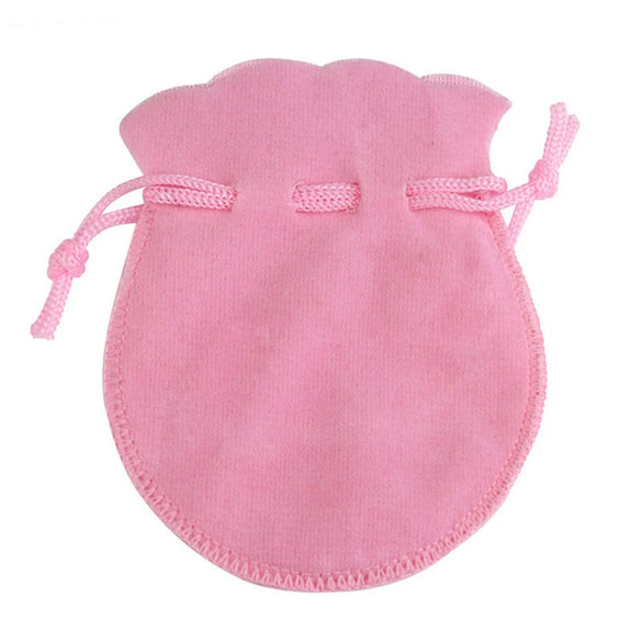 Double Sided Velvet Dustproof Jewelry Storage Bag Gourd Shape Ring Earring Gift Pouch Cloth Packaging Bag