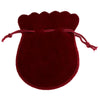 Double Sided Velvet Dustproof Jewelry Storage Bag Gourd Shape Ring Earring Gift Pouch Cloth Packaging Bag