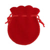 Double Sided Velvet Dustproof Jewelry Storage Bag Gourd Shape Ring Earring Gift Pouch Cloth Packaging Bag
