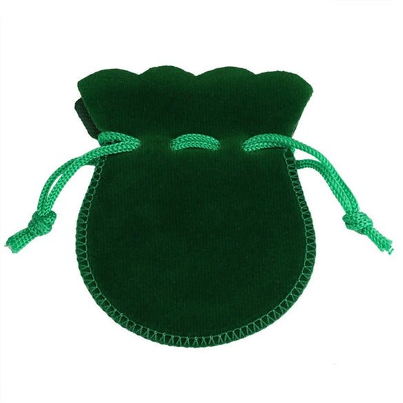 Double Sided Velvet Dustproof Jewelry Storage Bag Gourd Shape Ring Earring Gift Pouch Cloth Packaging Bag