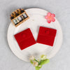 Double Sided Velvet Snap Closure Jewelry Storage Pouch Flip Pocket Fabric Packaging Bag For Rings And Earrings