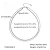 Doublelayer Fashion Exquisite Stainless Steel Blade Chain Necklace With Pvd Furnace Vacuum Real Gold Plating
