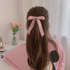 Doublelayer Hairpins With Bow Ribbons Balletstyle Handmade Polyester Fiber Women's Hair Accessories