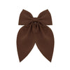 Doublesided Satin Bow Handmade Women's Oneword Clip Hairpin