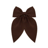 Doublesided Satin Bow Handmade Women's Oneword Clip Hairpin
