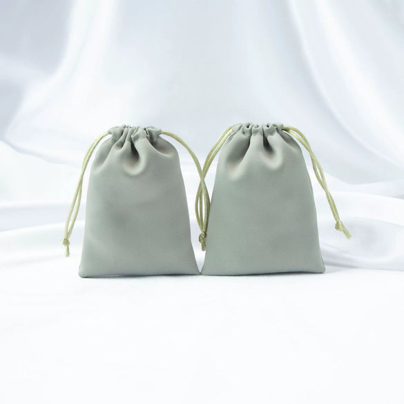 Drawstring Satin Silk Jewelry Storage Bag